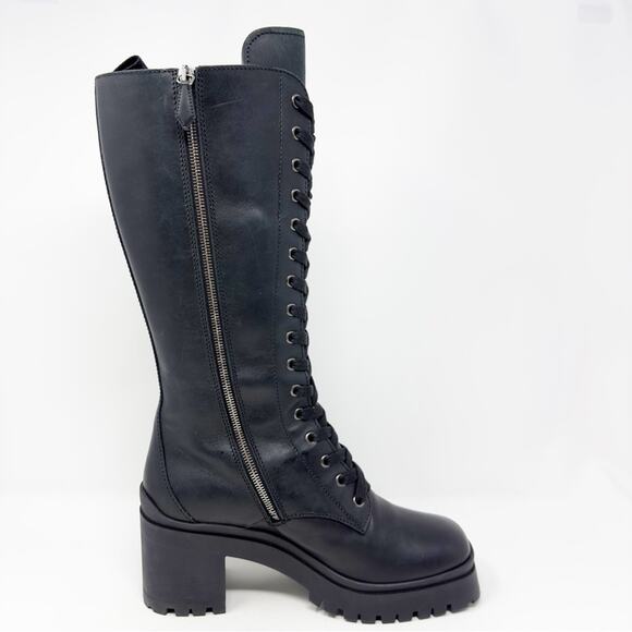 Miu Miu Black Military Combat Boots Size 41 - Picture 10 of 13